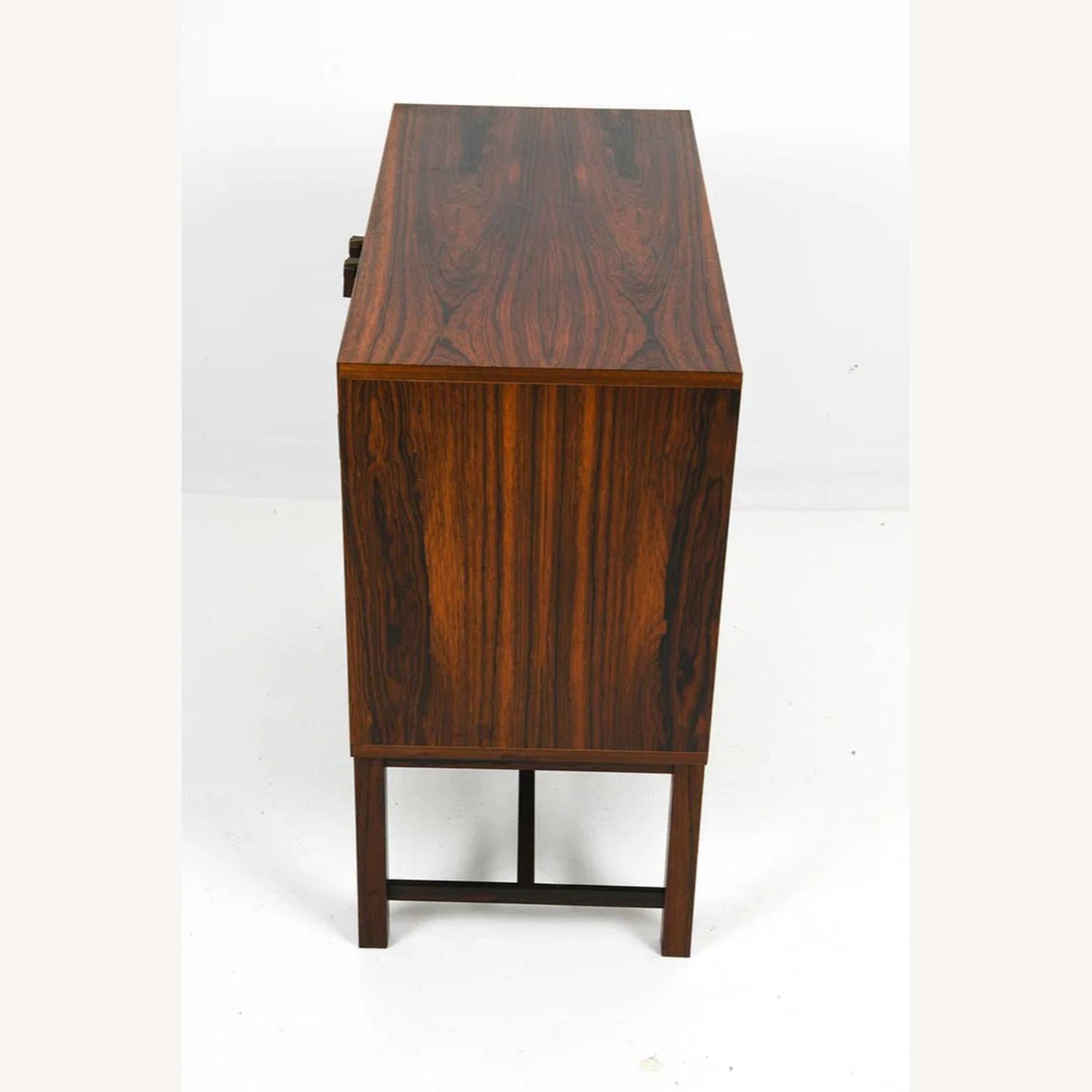 Vintage/Antique Finds Dark Brown Wood Nightstand - image-4