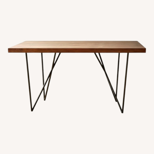 Used CB2 Dylan Medium Acacia Dining Table for sale on AptDeco