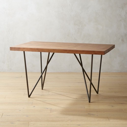 Used CB2 Dylan Medium Acacia Dining Table for sale on AptDeco