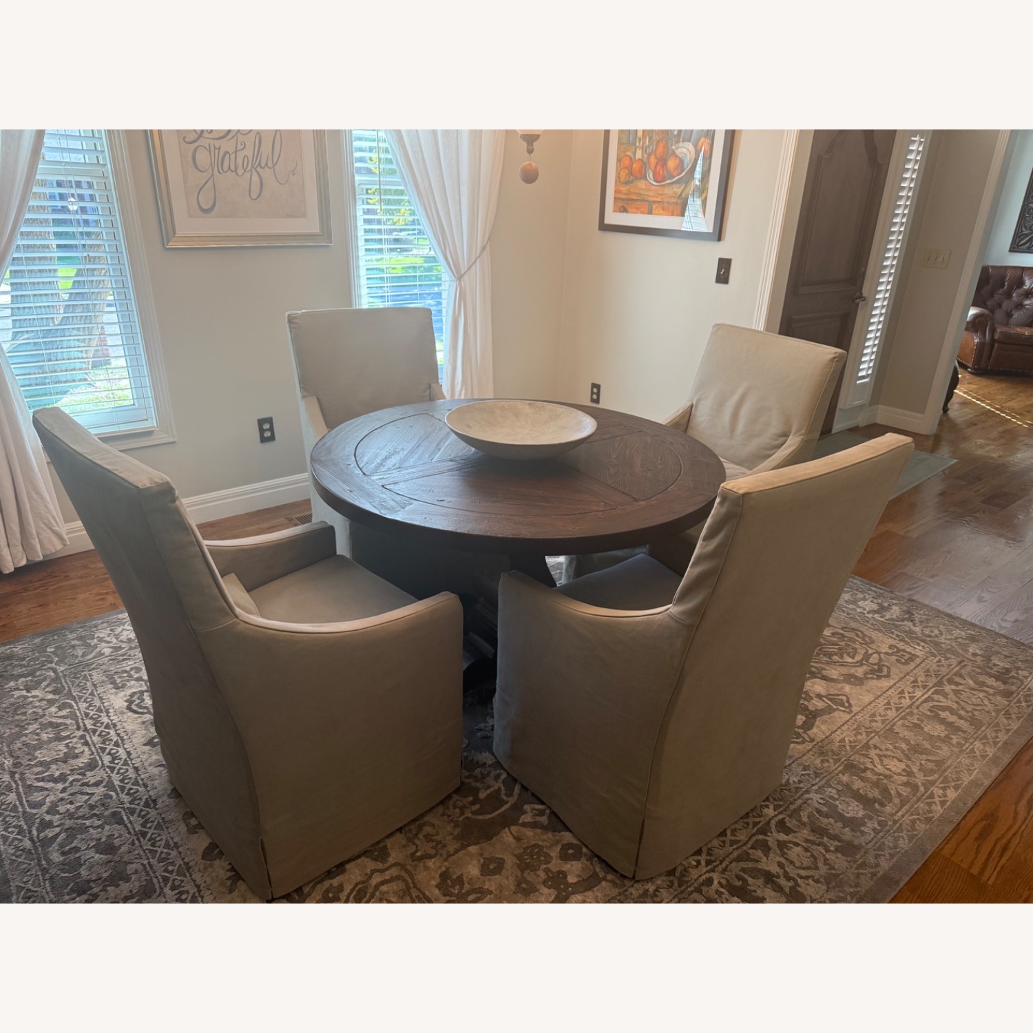 Restoration Hardware Light Gray Dining Sets - image-2