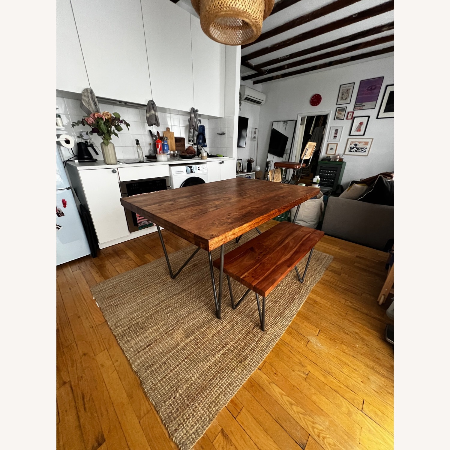 CB2 Dylan Acacia Dinning Bench - image-6