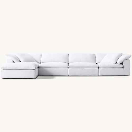 Used Restoration Hardware Cloud 5 Piece Sectional Sofa  for sale on AptDeco