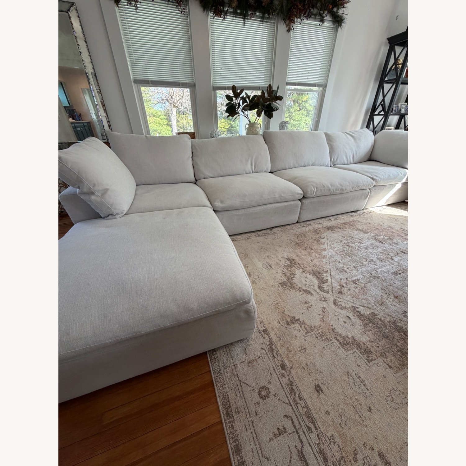 Restoration Hardware Cloud 5 Piece Sectional Sofa  - image-8