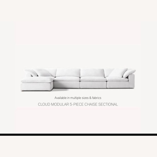 Used Restoration Hardware Cloud 5 Piece Sectional Sofa  for sale on AptDeco