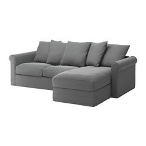 Used IKEA HARLANDA L Shape Storage Sofa & Ottoman  for sale on AptDeco
