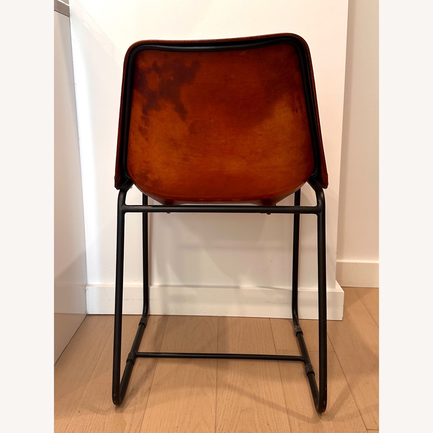 CB2 Roadhouse Dark Brown Leather Accent Chair - image-7