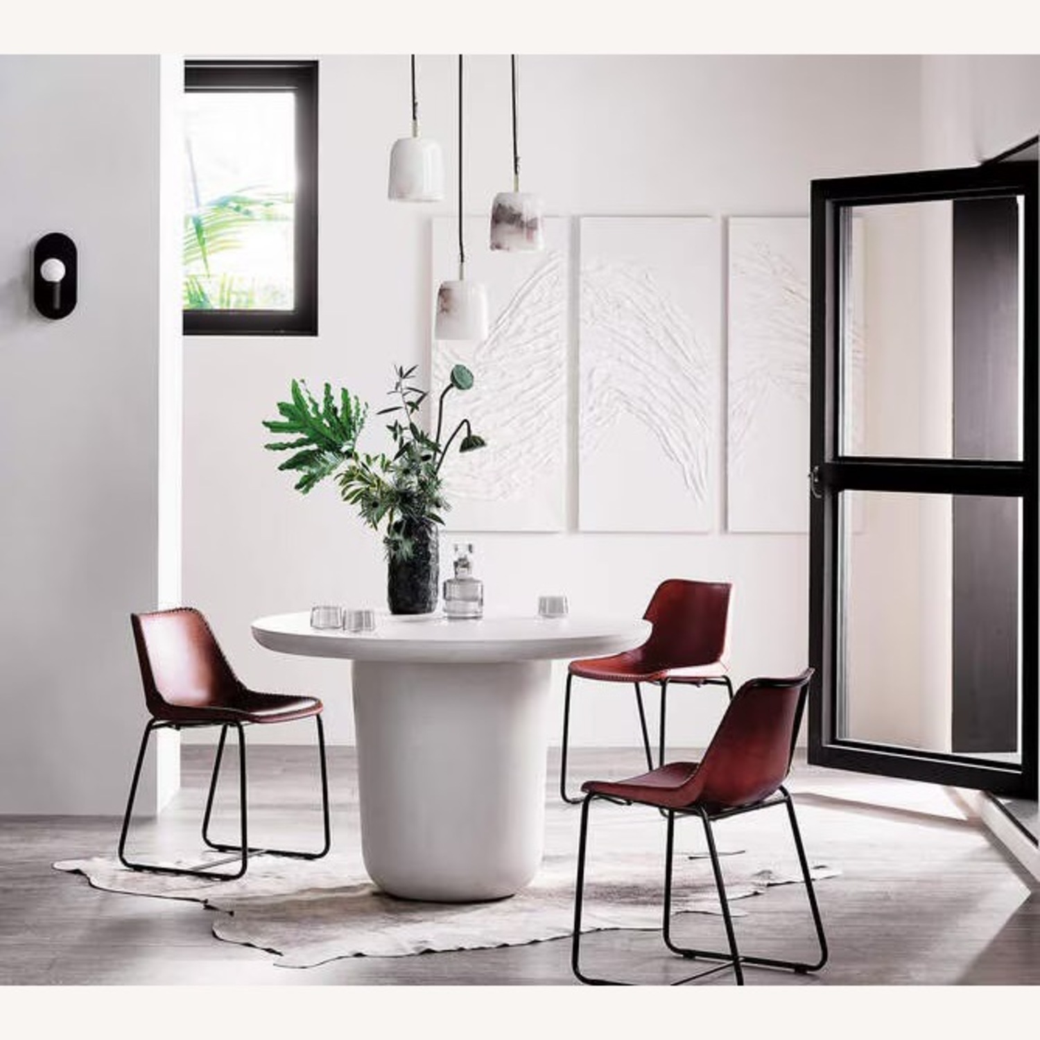 CB2 Roadhouse Dark Brown Leather Accent Chair - image-10