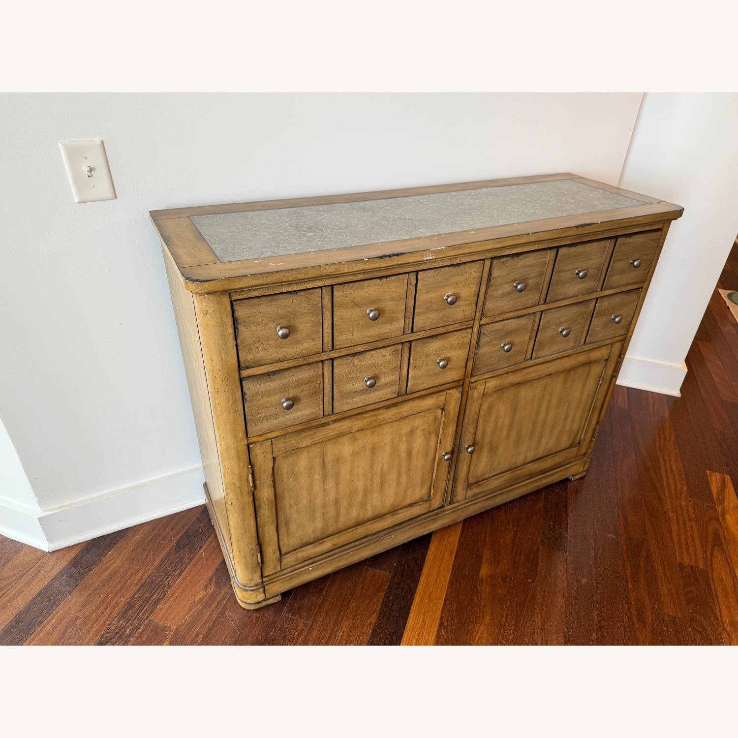 Reclaimed Wood Sideboard w Stone Top - image-4