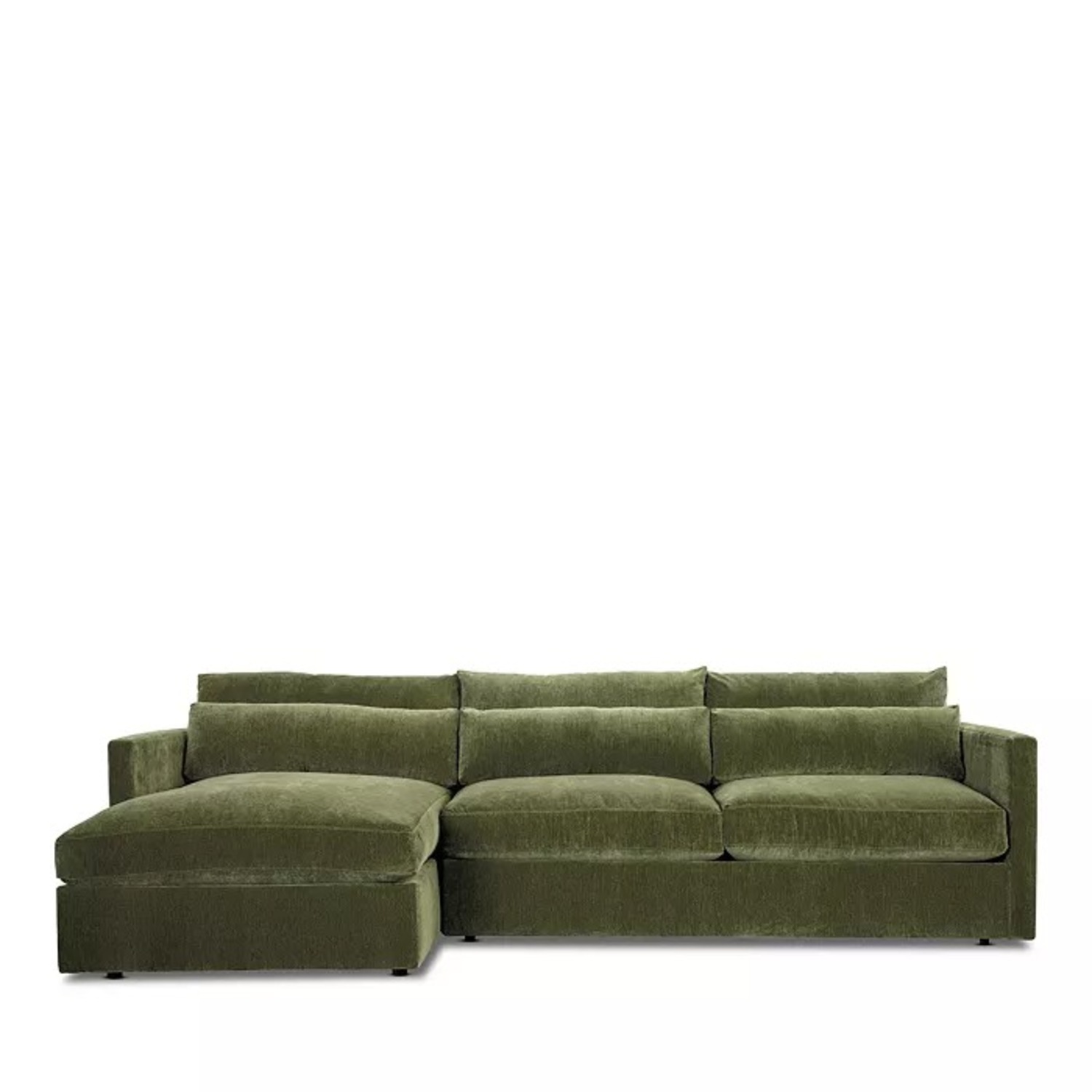 Bloomingdale's Brea Green Fabric 3+ Piece Sectional - image-1