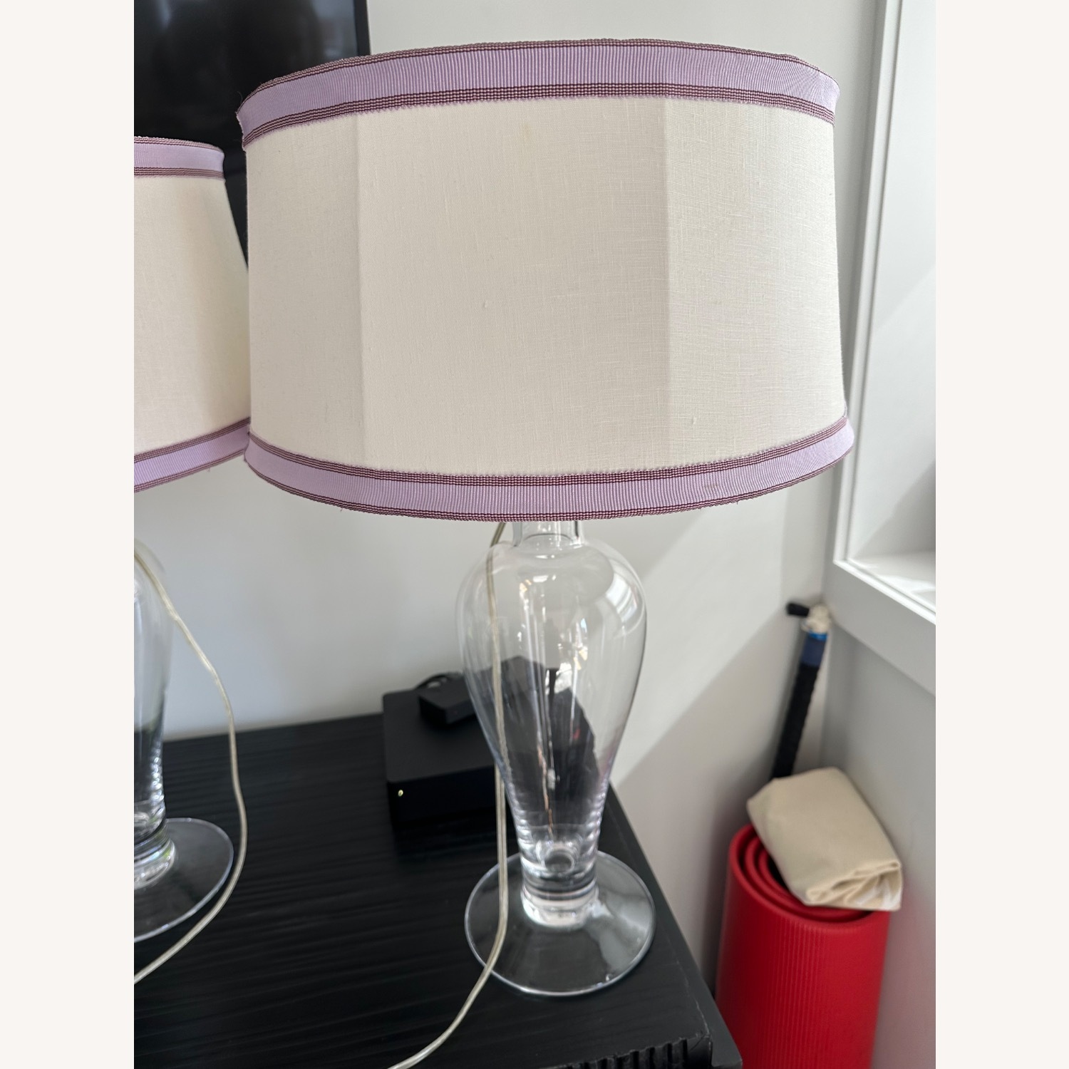 Simon Pearce Transparent Glass Table Lamps - image-2