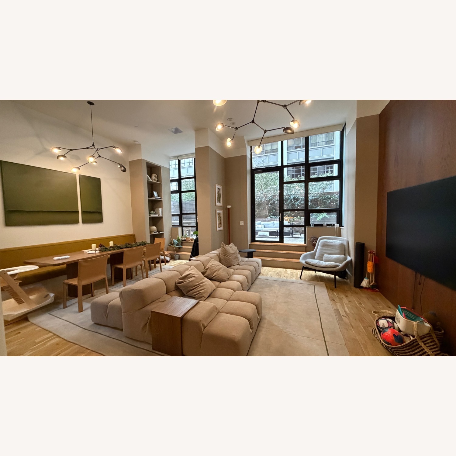 Drop Black Metal Ceiling Chandelier - image-2