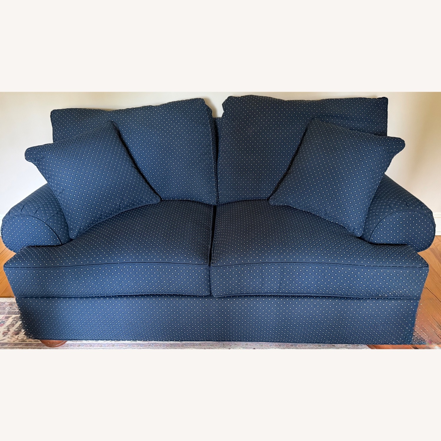 Ethan Allen Fabric Loveseat - image-1