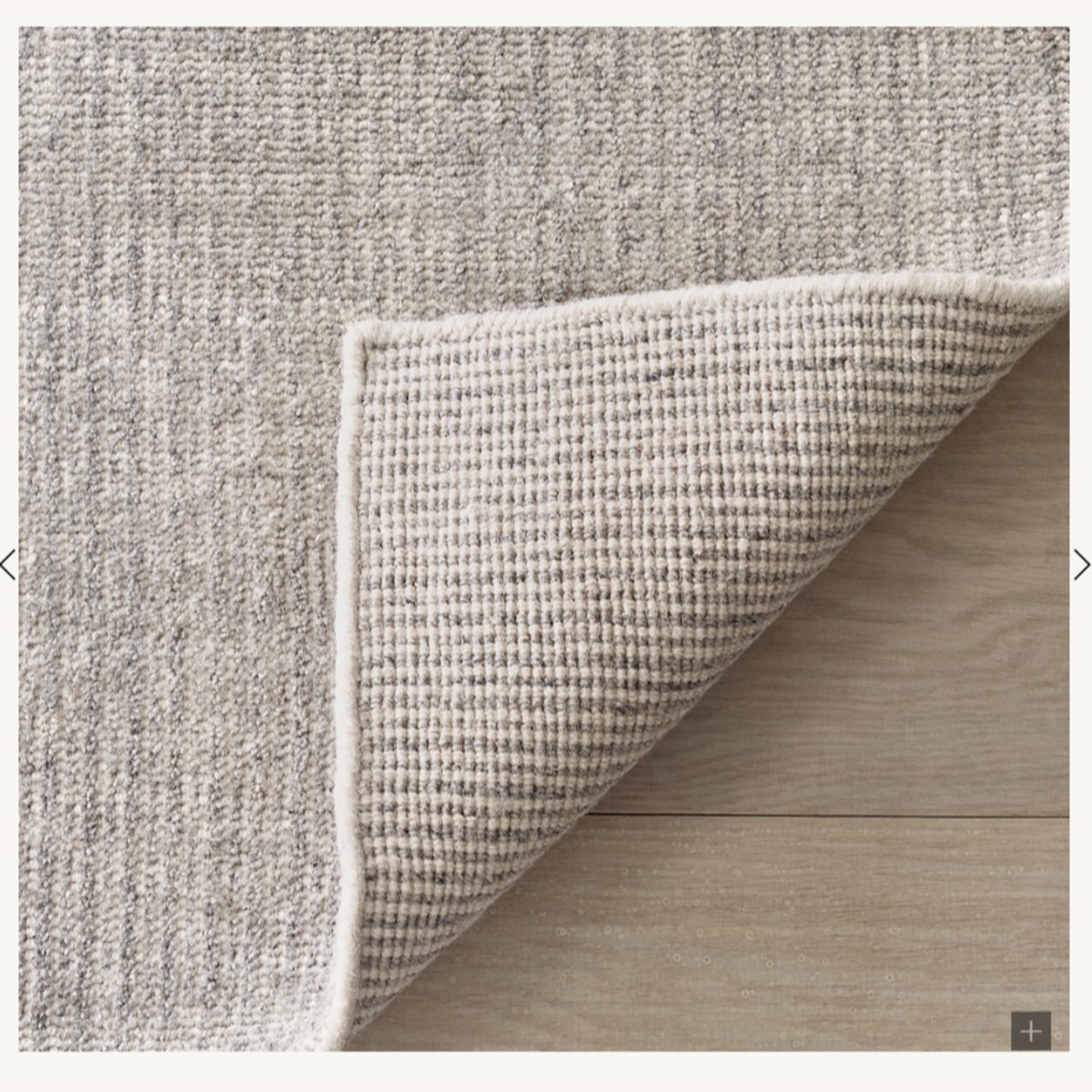Restoration Hardware Reina Wool Rug 8'x10' in Fog - image-1