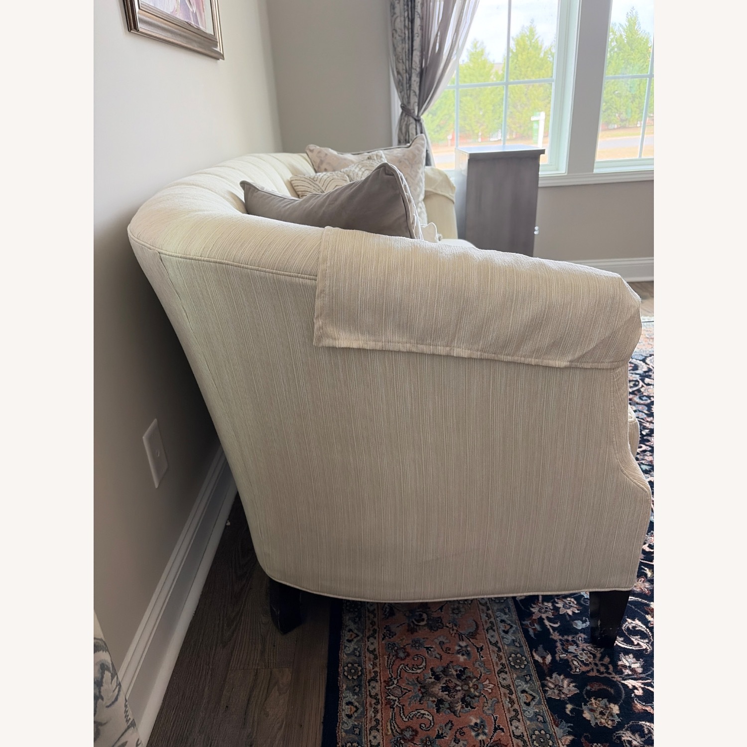 Stickley Audi & Co Natural Fabric Loveseat - image-3