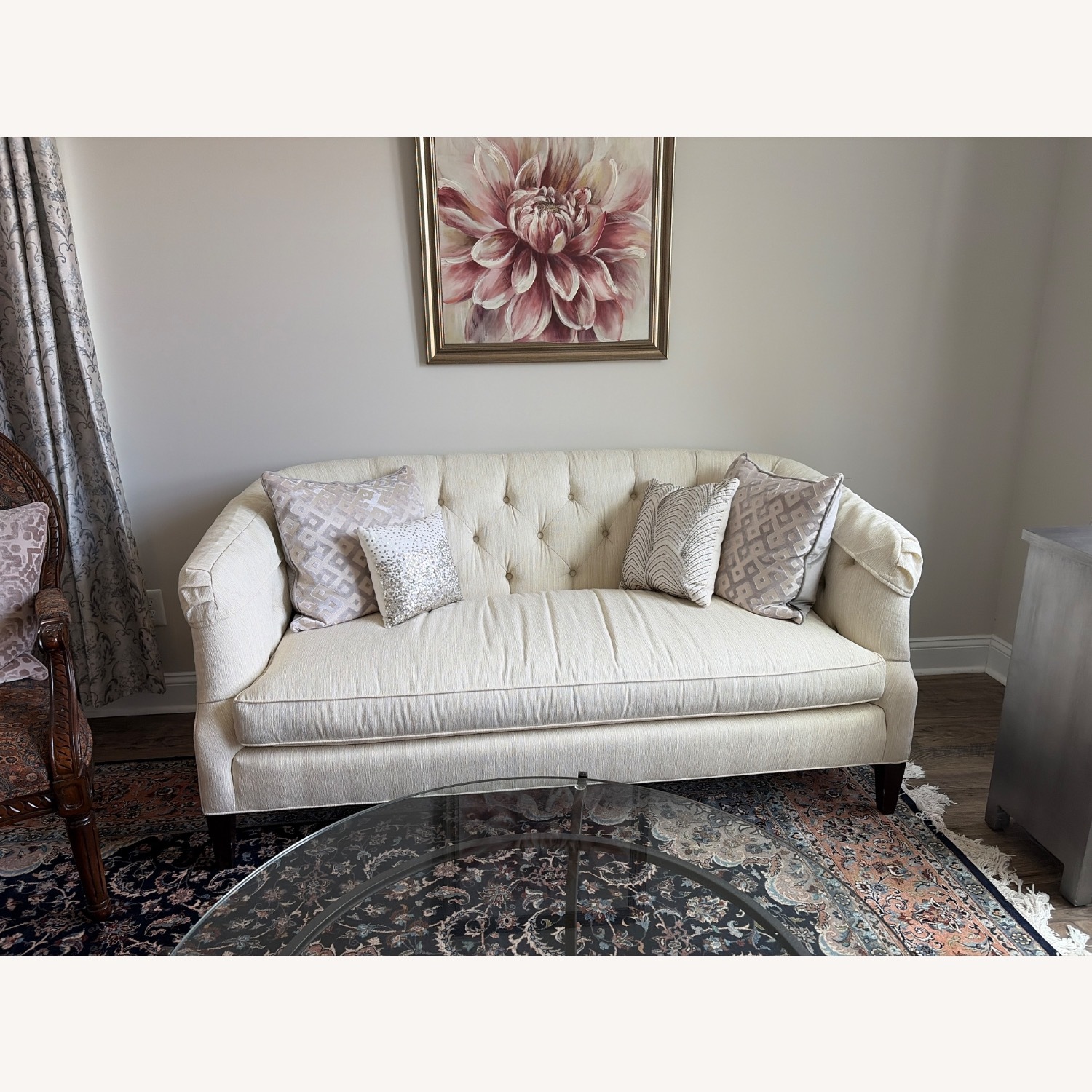 Stickley Audi & Co Natural Fabric Loveseat - image-2