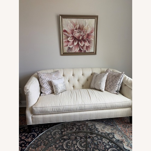 Used Stickley Audi & Co Natural Fabric Loveseat for sale on AptDeco