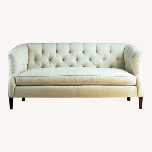 Used Stickley Audi & Co Natural Fabric Loveseat for sale on AptDeco