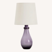 Arteriors Home Tanner Kenzie Purple Glass Table Lamps