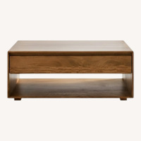 West Elm Anton Solid Wood Storage Coffee Table