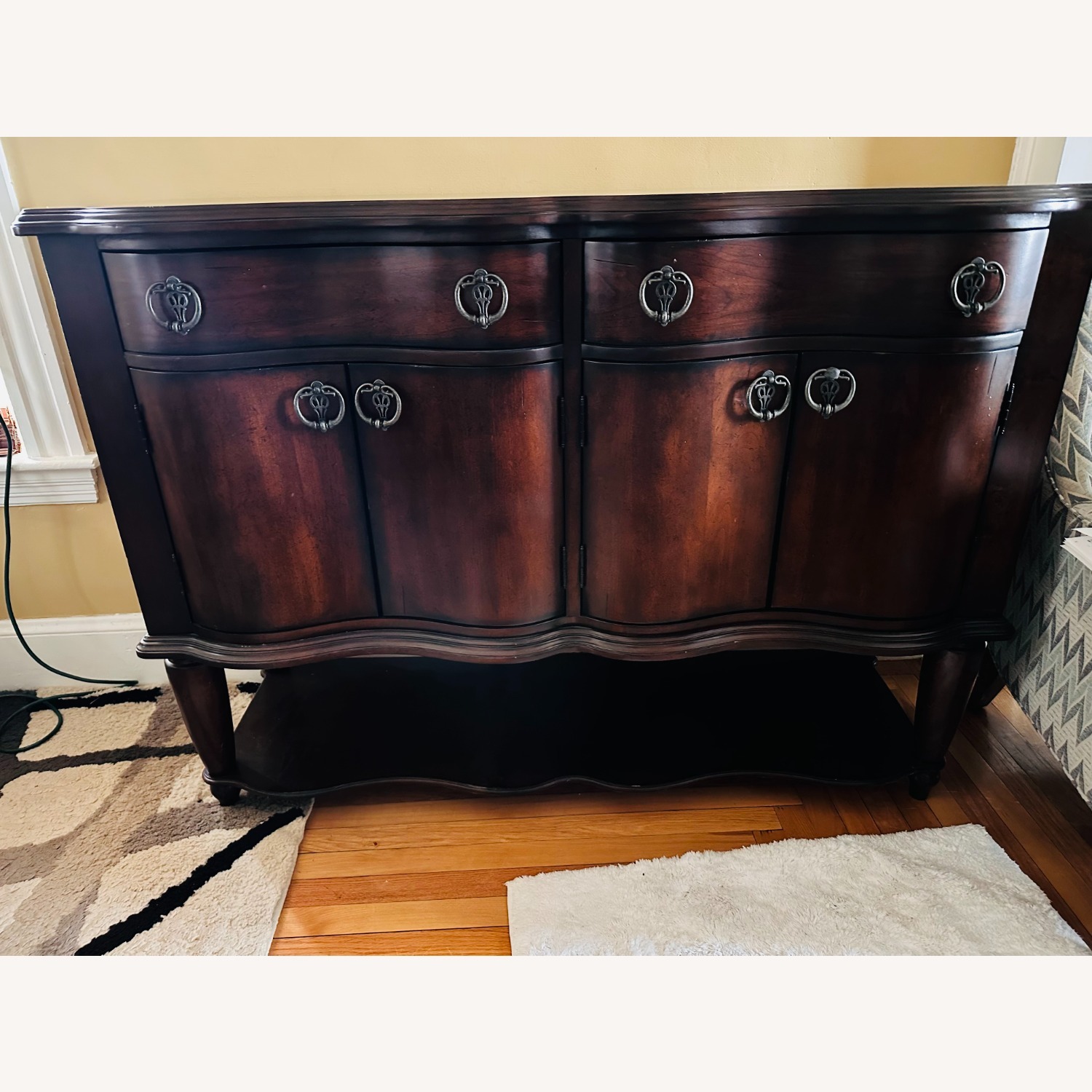 Liberty Furniture Dark Brown Wood Wall Unit - image-1