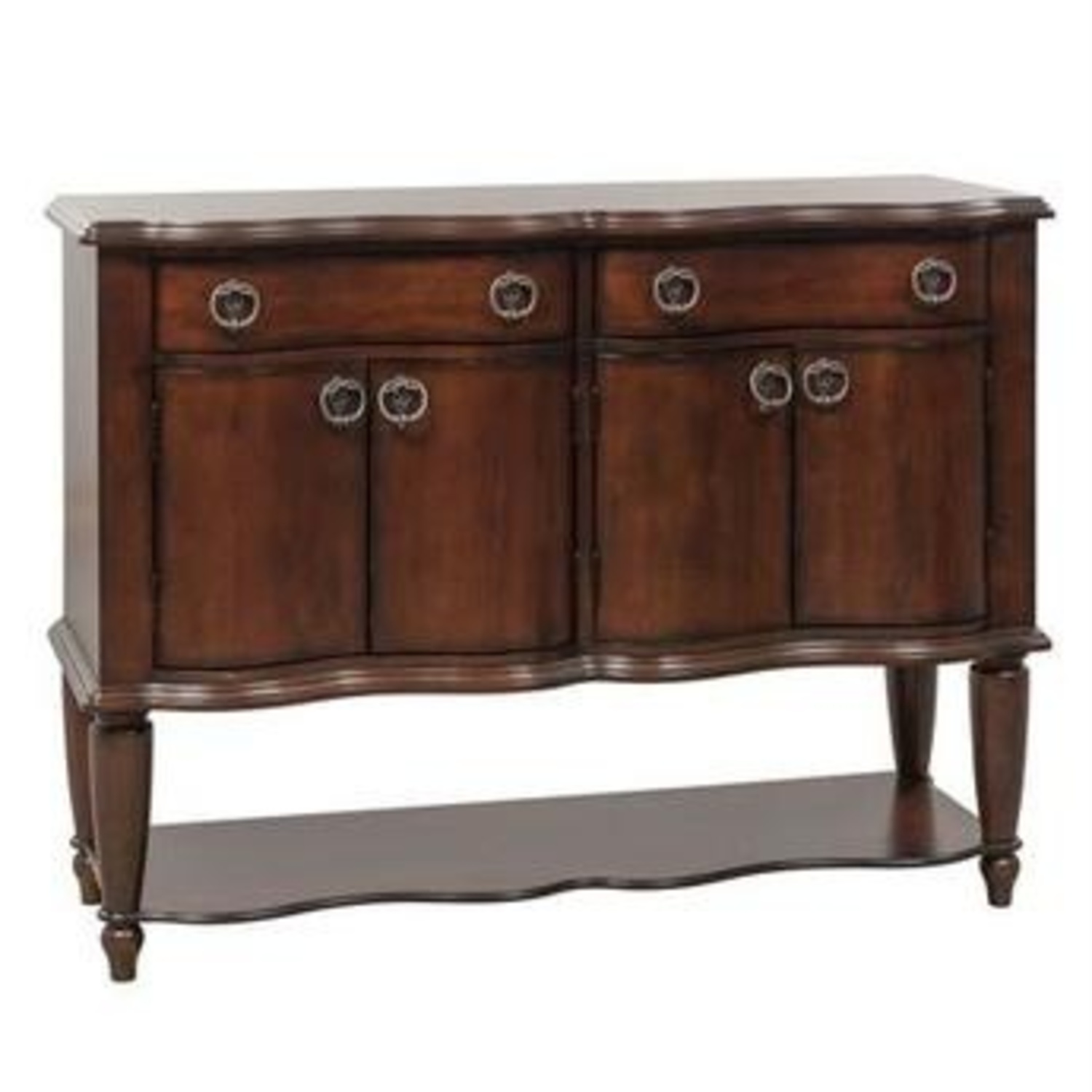 Liberty Furniture Dark Brown Wood Wall Unit - image-10