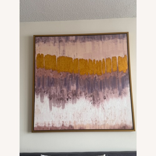 Used World Market Abstract Painting for sale on AptDeco