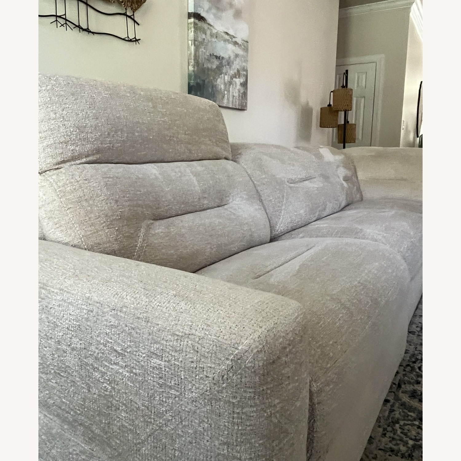 Rooms To Go  Natural 3+ Reclining Sectional Seater Sofa - image-7