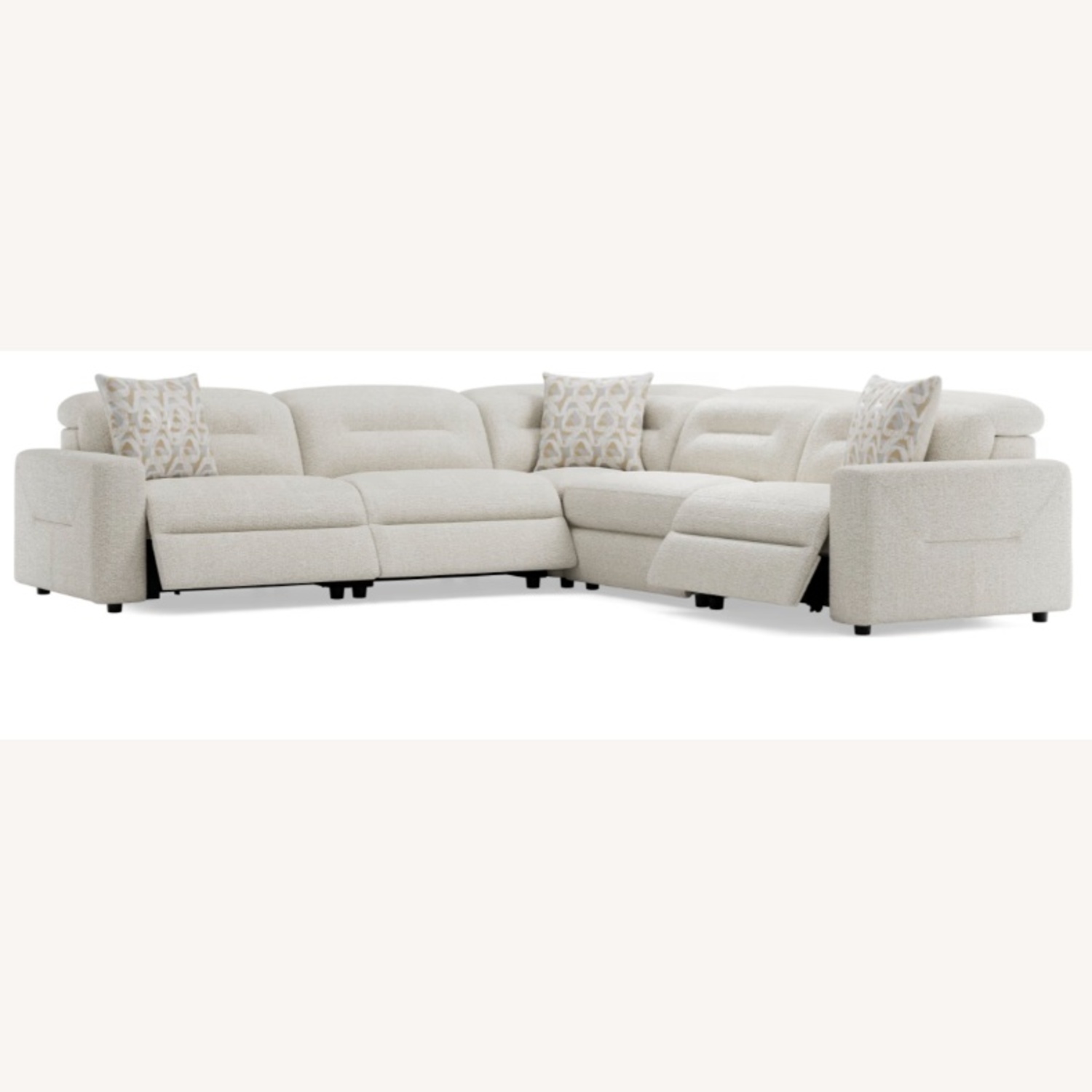 Rooms To Go  Natural 3+ Reclining Sectional Seater Sofa - image-15