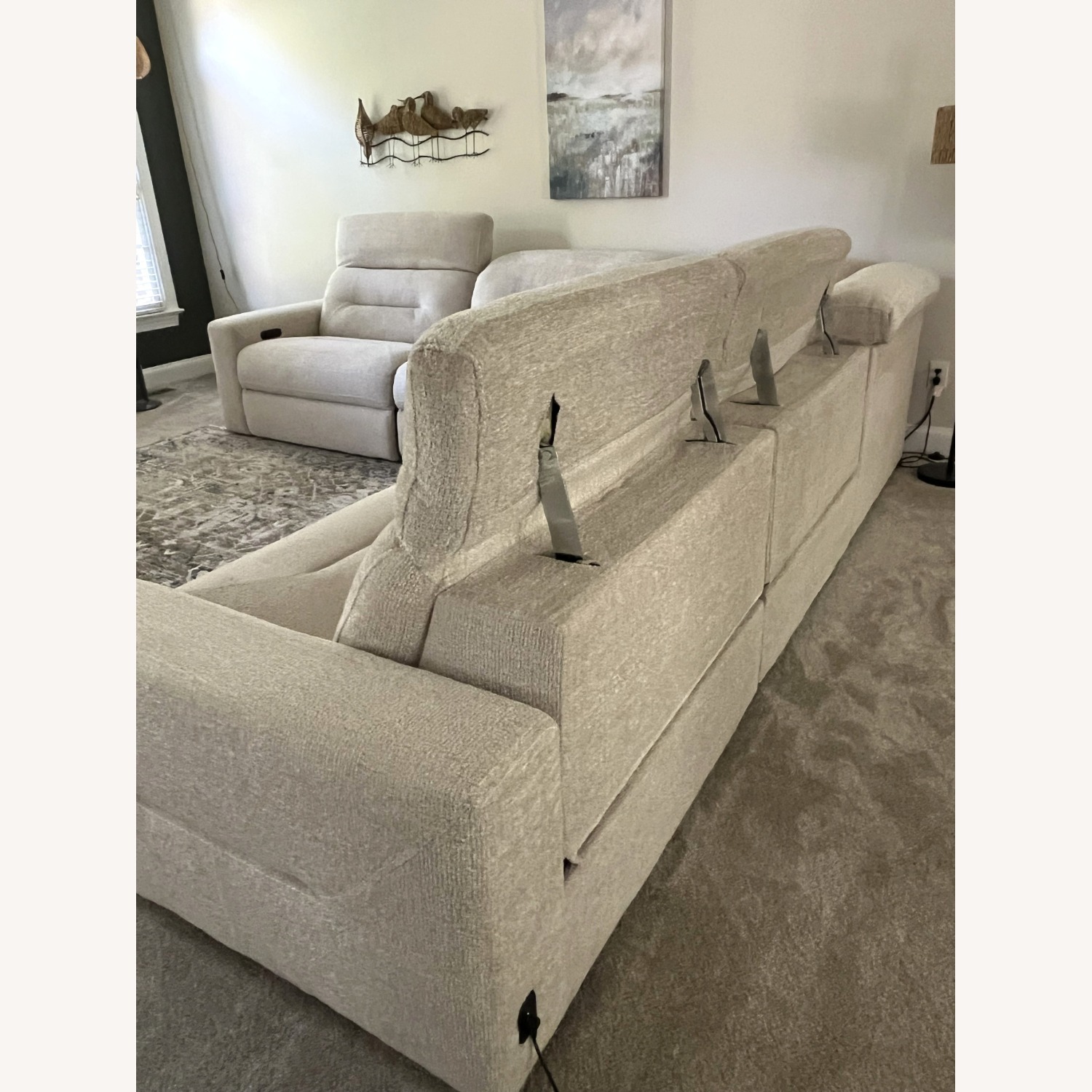 Rooms To Go  Natural 3+ Reclining Sectional Seater Sofa - image-10
