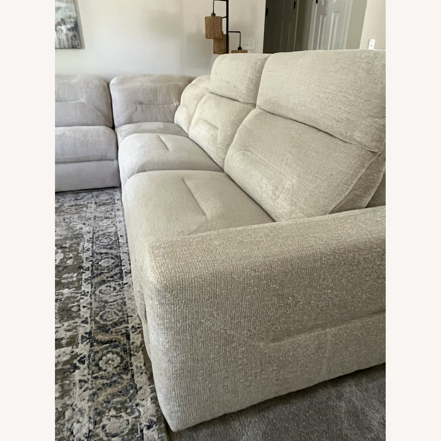 Rooms To Go  Natural 3+ Reclining Sectional Seater Sofa - image-4