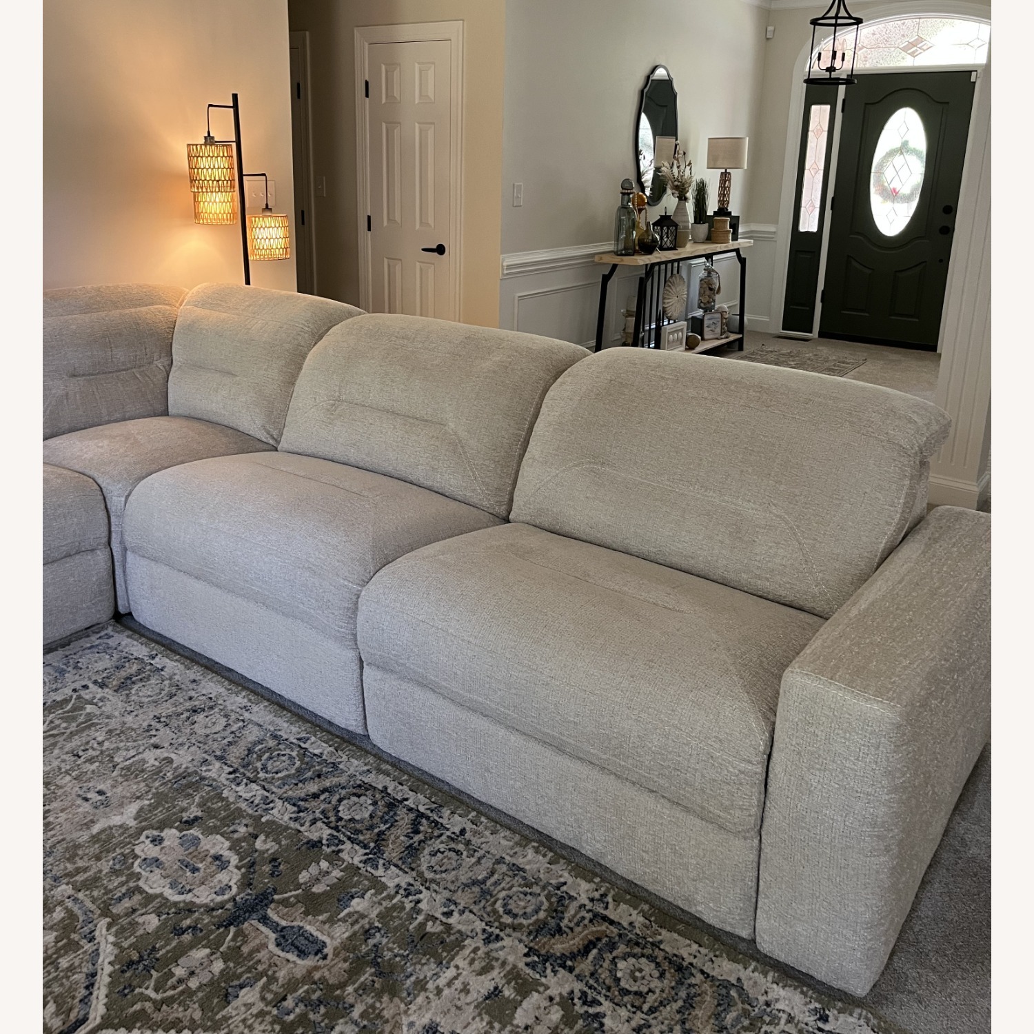 Rooms To Go  Natural 3+ Reclining Sectional Seater Sofa - image-11