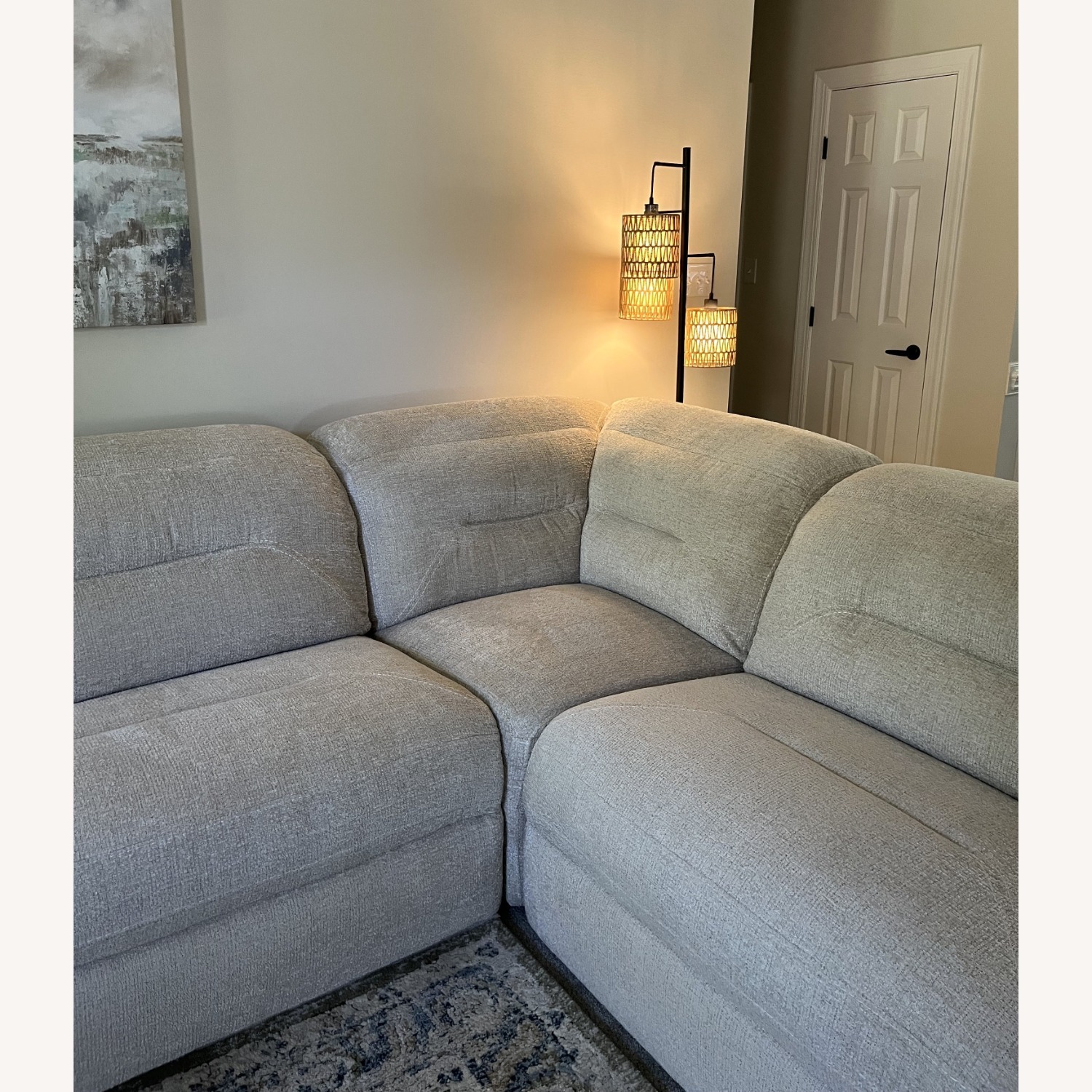 Rooms To Go  Natural 3+ Reclining Sectional Seater Sofa - image-5