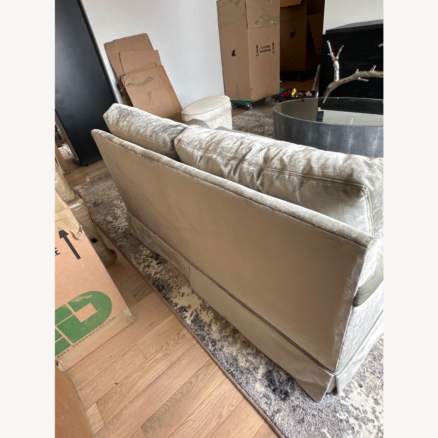 Beacon Hills  Silver Loveseat - image-6