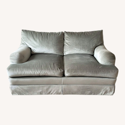 Used Beacon Hills  Silver Loveseat for sale on AptDeco