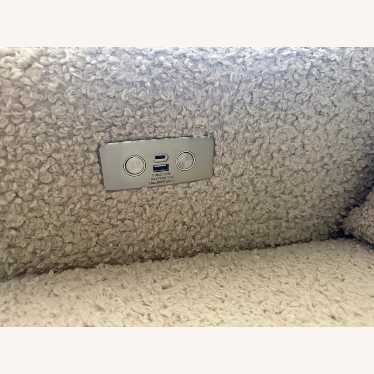 Babyletto Nursery Chair with USB Ottoman - image-2