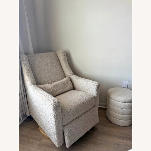 Used Babyletto Nursery Chair with USB Ottoman for sale on AptDeco