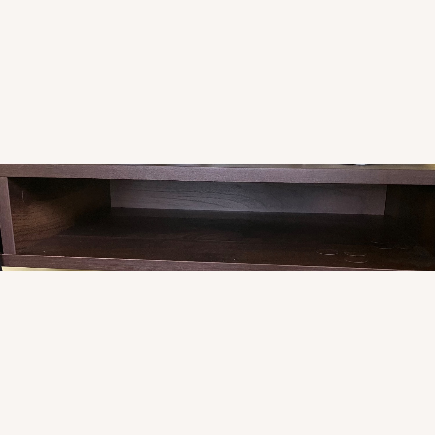 Espresso Brown Wood Desk - AptDeco