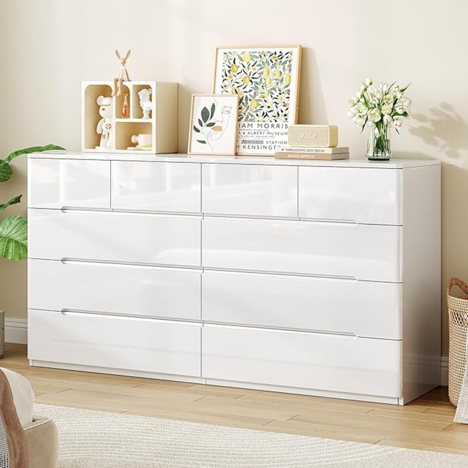 IKEA White Modern Dresser - image-4