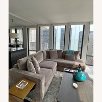 Interior Define James Dark Gray 2 Piece Sectional