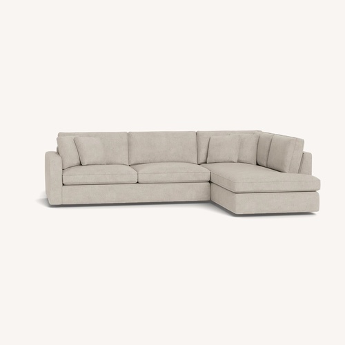 Used Interior Define James Dark Gray 2 Piece Sectional for sale on AptDeco