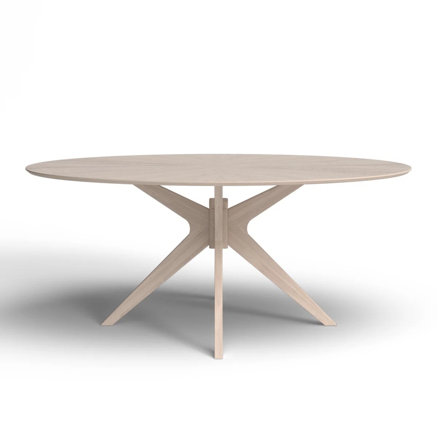 AllModern Fenway Oak Oval Dining Table - image-4