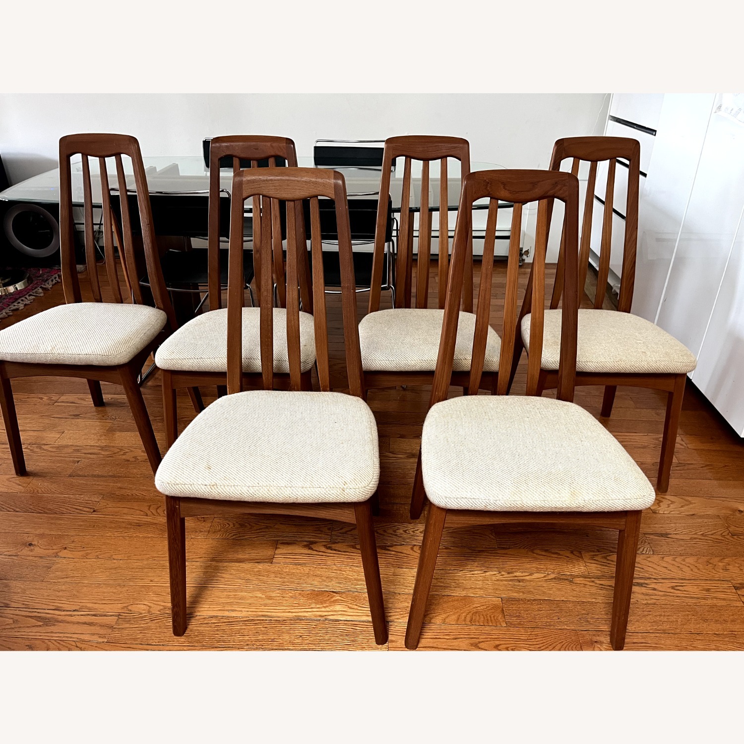 Vintage Benny Linden Teak Dining Chairs - image-2