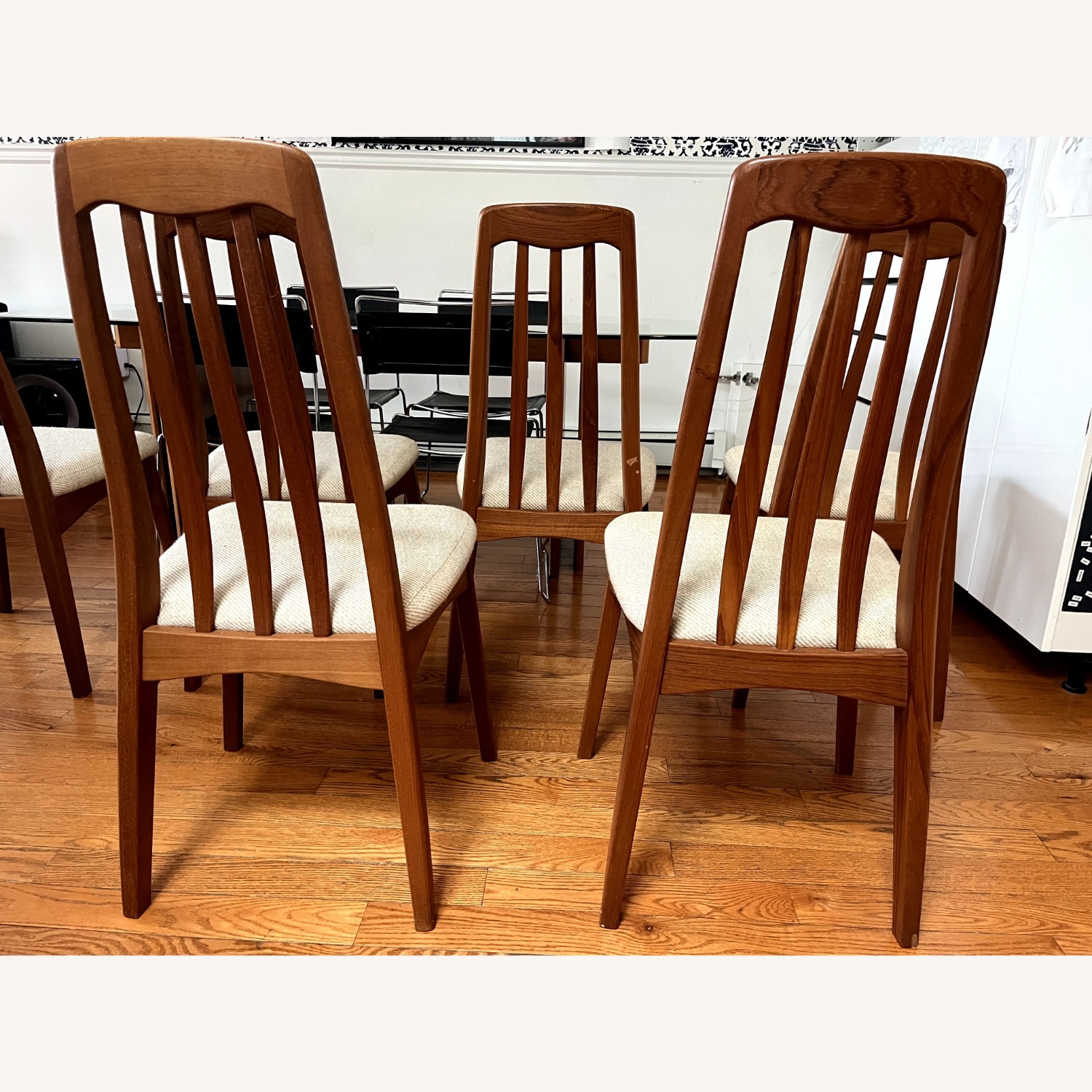 Vintage Benny Linden Teak Dining Chairs - image-3