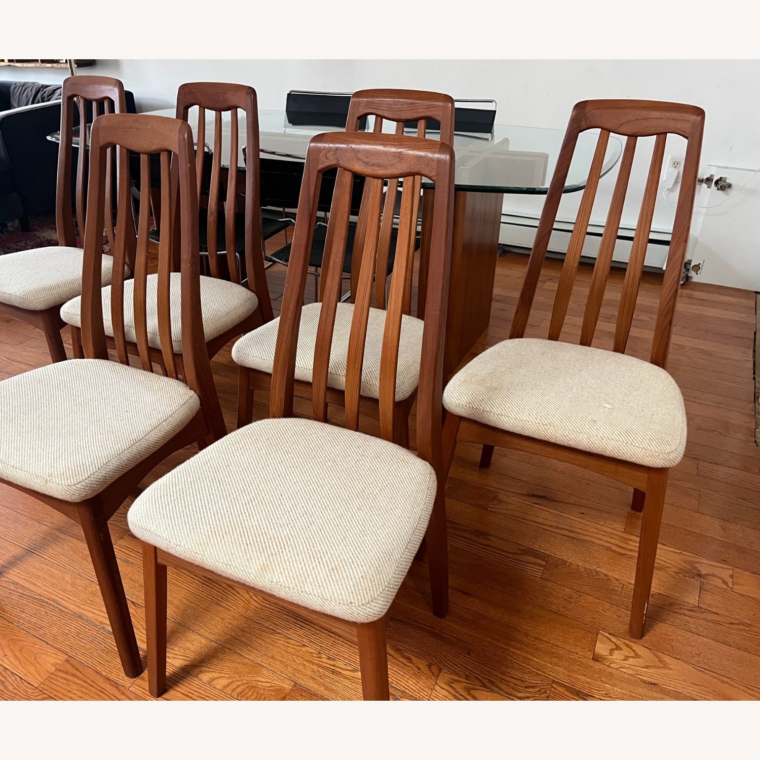 Vintage Benny Linden Teak Dining Chairs - image-1
