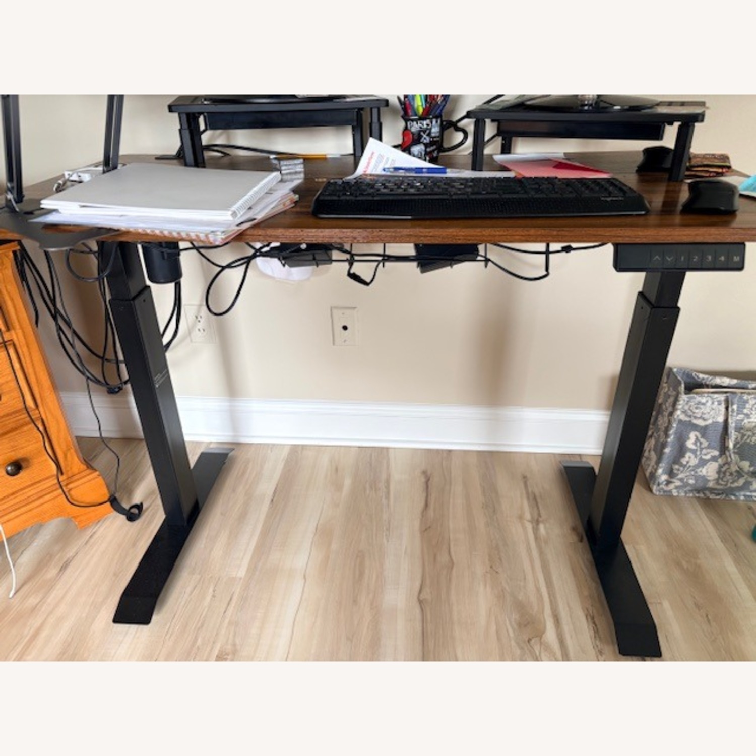 Electric/Motorized Computer Desk - image-1