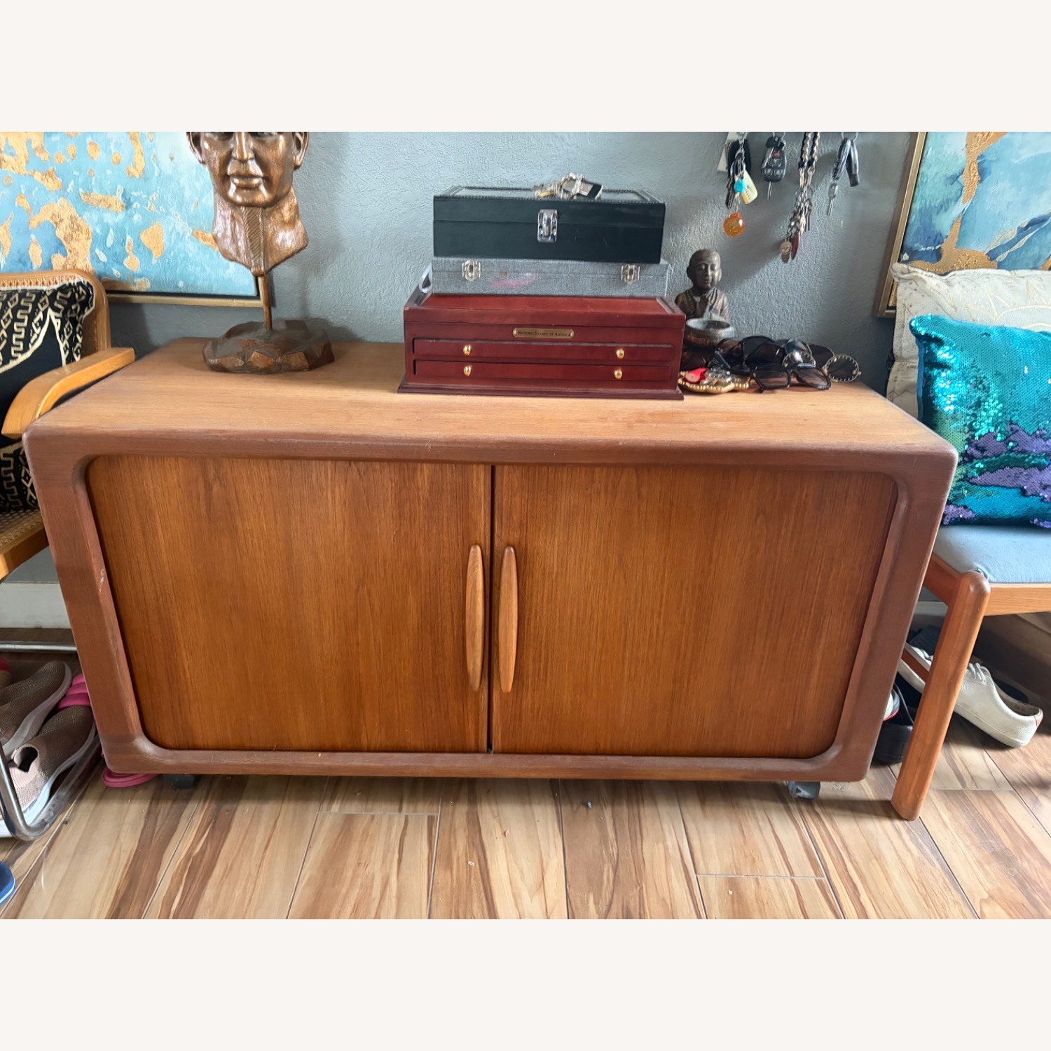 DyrLund Mid-Century Modern Teak Sideboard  Dyrlund, 1960s - image-3