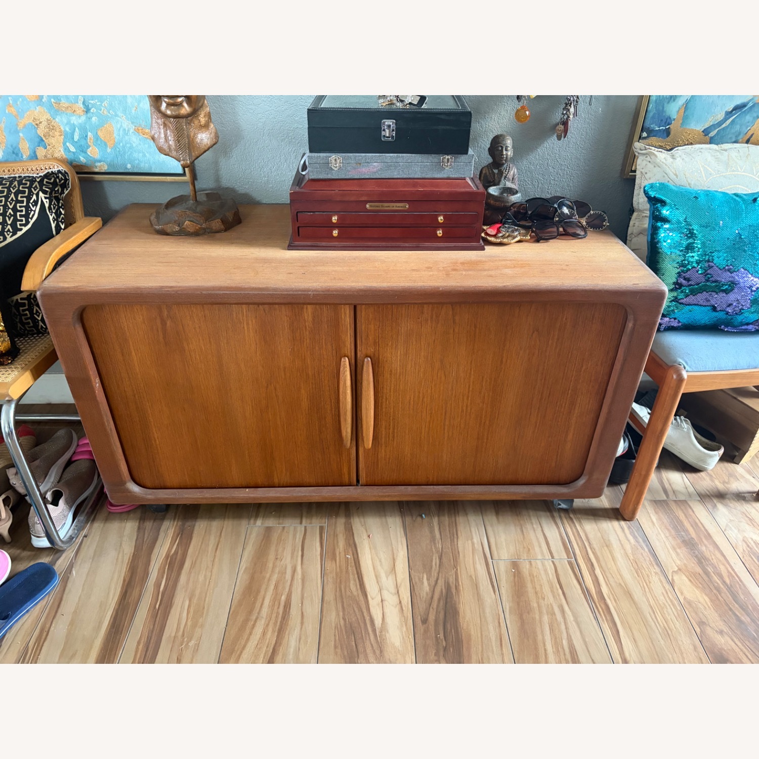 DyrLund Mid-Century Modern Teak Sideboard  Dyrlund, 1960s - image-5