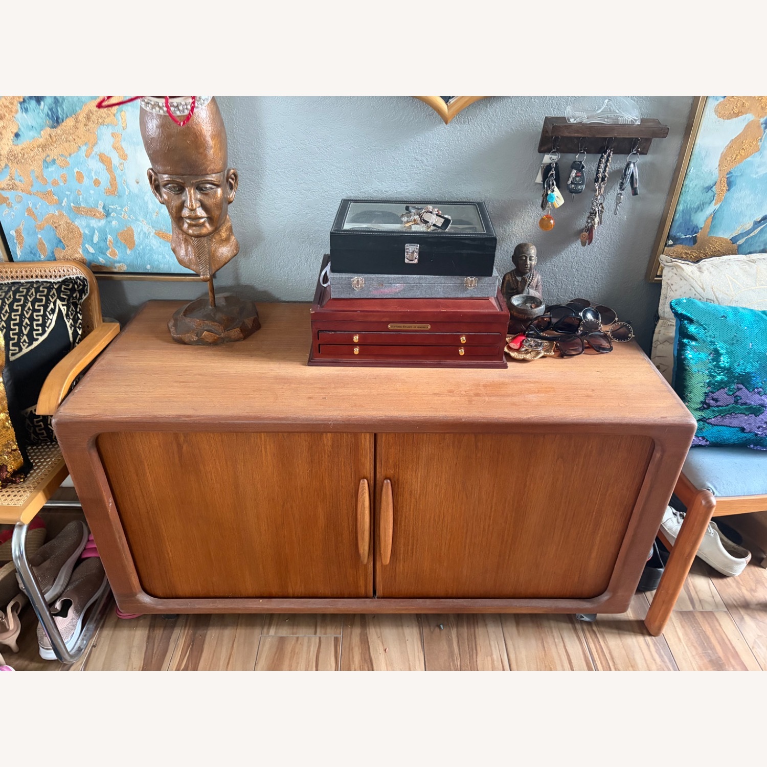 DyrLund Mid-Century Modern Teak Sideboard  Dyrlund, 1960s - image-2