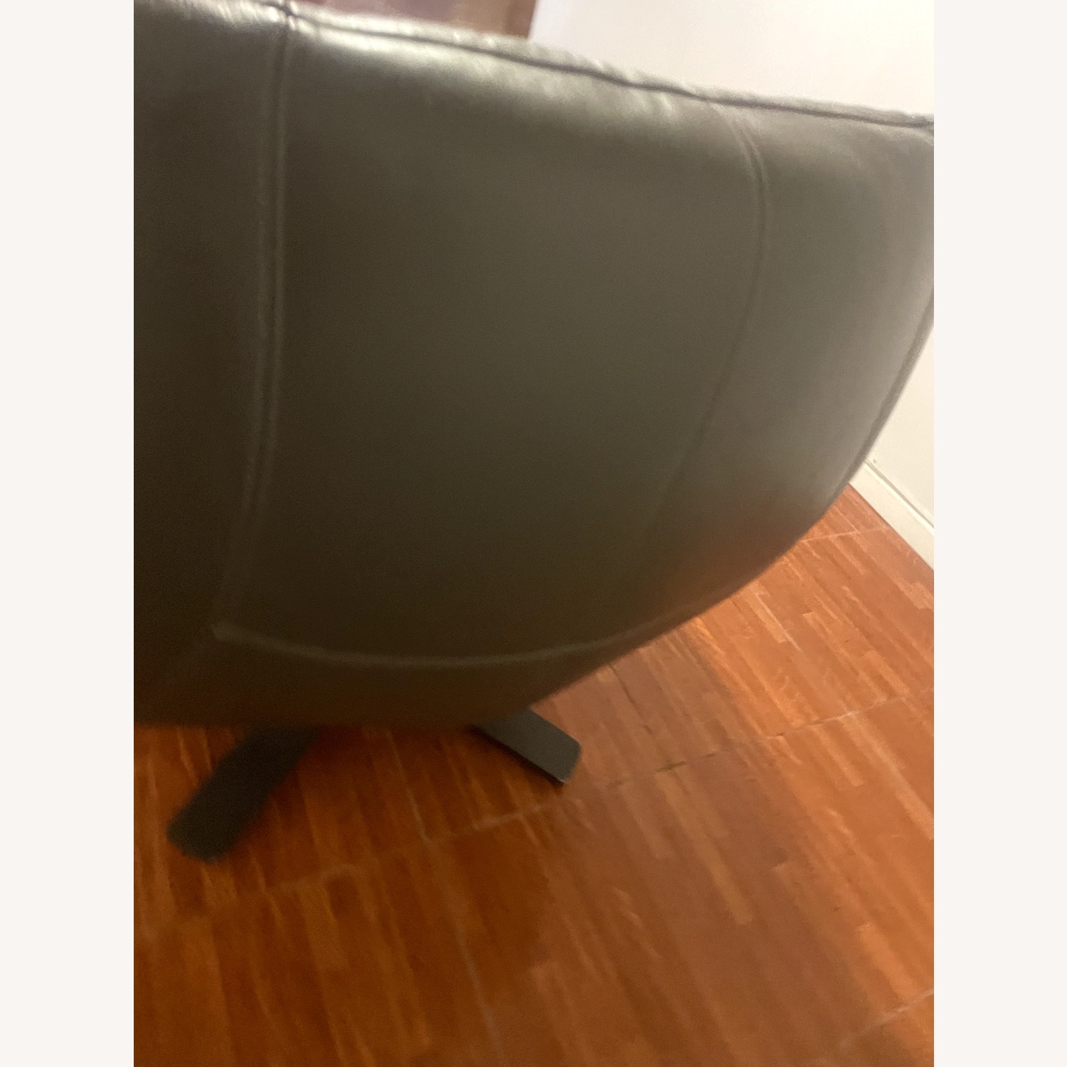 Natuzzi Chocolate Cream Recliner - image-4