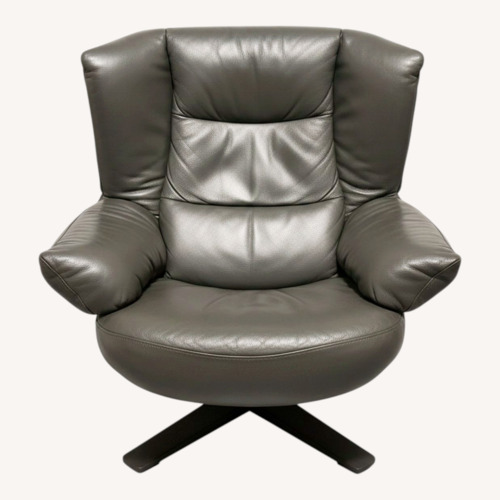 Used Natuzzi Chocolate Cream Recliner for sale on AptDeco